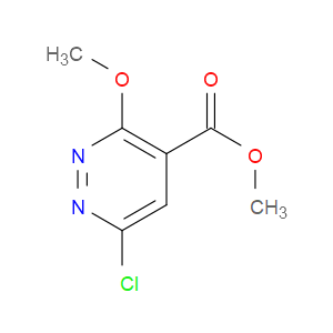 METHYL 6-CHLORO-3-METHOXYPYRIDAZINE-4-CARBOXYLATE
