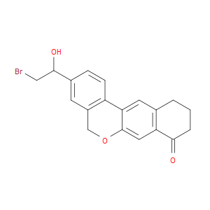 3-(2-BROMO-1-HYDROXYETHYL)-10,11-DIHYDRO-5H-DIBENZO[C,G]CHROMEN-8(9H)-ONE