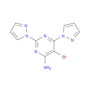 5-BROMO-2,6-DI(1H-PYRAZOL-1-YL)PYRIMIDIN-4-AMINE