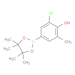 2-CHLORO-6-METHYL-4-(4,4,5,5-TETRAMETHYL-1,3,2-DIOXABOROLAN-2-YL)PHENOL
