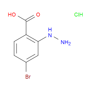4-BROMO-2-HYDRAZINYLBENZOIC ACID HYDROCHLORIDE