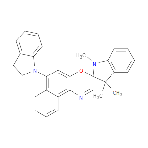 6'-(INDOLIN-1-YL)-1,3,3-TRIMETHYLSPIRO[INDOLINE-2,3'-NAPHTHO[2,1-B][1,4]OXAZINE]