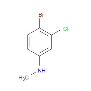 4-BROMO-3-CHLORO-N-METHYLANILINE