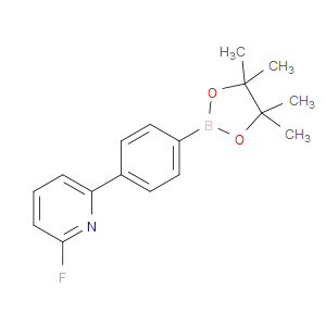 2-FLUORO-6-(4-(4,4,5,5-TETRAMETHYL-1,3,2-DIOXABOROLAN-2-YL)PHENYL)PYRIDINE