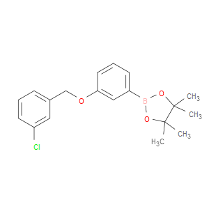 1,3,2-DIOXABOROLANE, 2-[3-[(3-CHLOROPHENYL)METHOXY]PHENYL]-4,4,5,5-TETRAMETHYL- - Click Image to Close