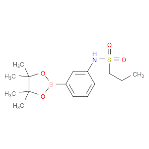 1-PROPANESULFONAMIDE, N-[3-(4,4,5,5-TETRAMETHYL-1,3,2-DIOXABOROLAN-2-YL)PHENYL]-