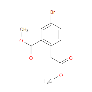 METHYL 5-BROMO-2-(2-METHOXY-2-OXOETHYL)BENZOATE