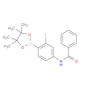 N-(3-FLUORO-4-(4,4,5,5-TETRAMETHYL-1,3,2-DIOXABOROLAN-2-YL)PHENYL)BENZAMIDE