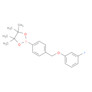 2-(4-((3-FLUOROPHENOXY)METHYL)PHENYL)-4,4,5,5-TETRAMETHYL-1,3,2-DIOXABOROLANE