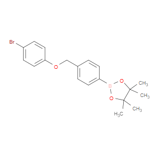 1,3,2-DIOXABOROLANE, 2-[4-[(4-BROMOPHENOXY)METHYL]PHENYL]-4,4,5,5-TETRAMETHYL-