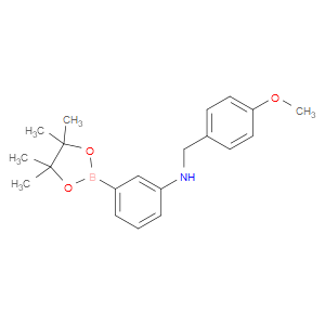 N-(4-METHOXYBENZYL)-3-(4,4,5,5-TETRAMETHYL-1,3,2-DIOXABOROLAN-2-YL)ANILINE