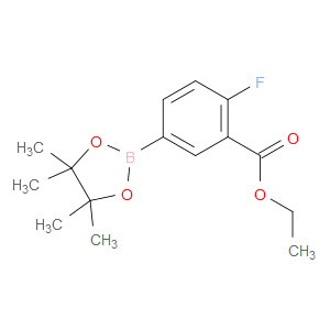 BENZOIC ACID, 2-FLUORO-5-(4,4,5,5-TETRAMETHYL-1,3,2-DIOXABOROLAN-2-YL)-, ETHYL ESTER