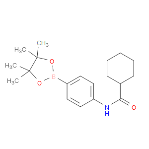 N-[4-(4,4,5,5-TETRAMETHYL-1,3,2-DIOXABOROLAN-2-YL)PHENYL]CYCLOHEXANECARBOXAMIDE - Click Image to Close
