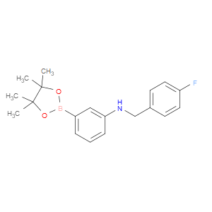 N-(4-FLUOROBENZYL)-3-(4,4,5,5-TETRAMETHYL-1,3,2-DIOXABOROLAN-2-YL)ANILINE