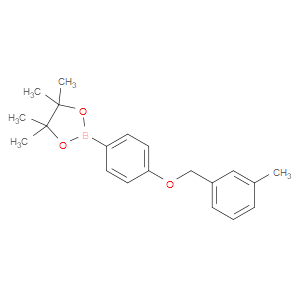 4,4,5,5-TETRAMETHYL-2-(4-[(3-METHYLPHENYL)METHOXY]PHENYL)-1,3,2-DIOXABOROLANE