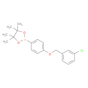 1,3,2-DIOXABOROLANE, 2-[4-[(3-CHLOROPHENYL)METHOXY]PHENYL]-4,4,5,5-TETRAMETHYL-