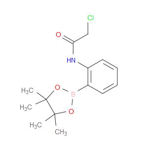 ACETAMIDE, 2-CHLORO-N-[2-(4,4,5,5-TETRAMETHYL-1,3,2-DIOXABOROLAN-2-YL)PHENYL]-