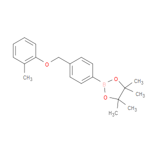 4,4,5,5-TETRAMETHYL-2-(4-(O-TOLYLOXYMETHYL)PHENYL)-1,3,2-DIOXABOROLANE - Click Image to Close