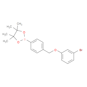 2-(4-((3-BROMOPHENOXY)METHYL)PHENYL)-4,4,5,5-TETRAMETHYL-1,3,2-DIOXABOROLANE