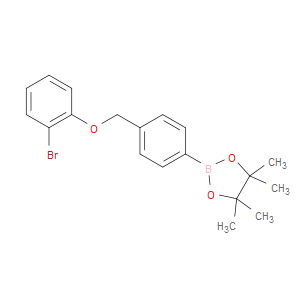 2-(4-((2-BROMOPHENOXY)METHYL)PHENYL)-4,4,5,5-TETRAMETHYL-1,3,2-DIOXABOROLANE - Click Image to Close