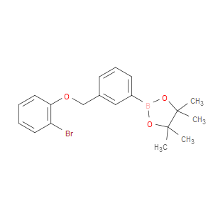 2-(3-((2-BROMOPHENOXY)METHYL)PHENYL)-4,4,5,5-TETRAMETHYL-1,3,2-DIOXABOROLANE - Click Image to Close