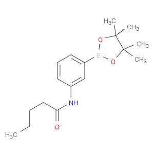 N-(3-(4,4,5,5-TETRAMETHYL-1,3,2-DIOXABOROLAN-2-YL)PHENYL)PENTANAMIDE