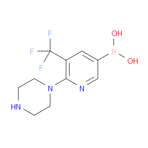(6-(PIPERAZIN-1-YL)-5-(TRIFLUOROMETHYL)PYRIDIN-3-YL)BORONIC ACID