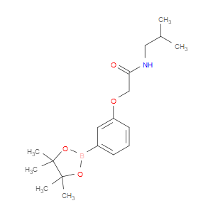 N-(2-METHYLPROPYL)-2-[3-(4,4,5,5-TETRAMETHYL-1,3,2-DIOXABOROLAN-2-YL)PHENOXY]ACETAMIDE