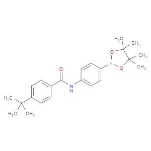 4-TERT-BUTYL-N-(4-(4,4,5,5-TETRAMETHYL-1,3,2-DIOXABOROLAN-2-YL)PHENYL)BENZAMIDE