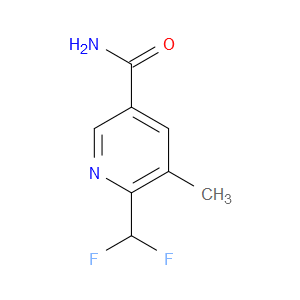 6-(DIFLUOROMETHYL)-5-METHYLPYRIDINE-3-CARBOXAMIDE