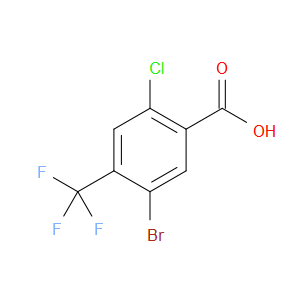 5-BROMO-2-CHLORO-4-(TRIFLUOROMETHYL)BENZOIC ACID