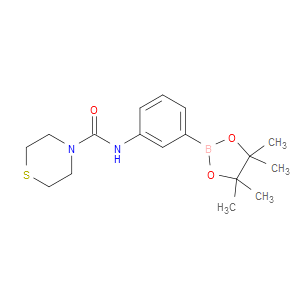 N-(3-(4,4,5,5-TETRAMETHYL-1,3,2-DIOXABOROLAN-2-YL)PHENYL)THIOMORPHOLINE-4-CARBOXAMIDE