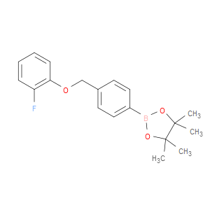 2-(4-((2-FLUOROPHENOXY)METHYL)PHENYL)-4,4,5,5-TETRAMETHYL-1,3,2-DIOXABOROLANE - Click Image to Close