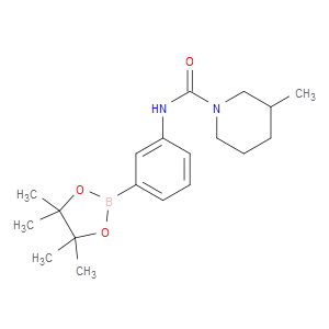 3-METHYL-N-(3-(4,4,5,5-TETRAMETHYL-1,3,2-DIOXABOROLAN-2-YL)PHENYL)PIPERIDINE-1-CARBOXAMIDE - Click Image to Close