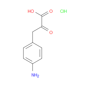 3-(4-AMINOPHENYL)-2-OXOPROPANOIC ACID HYDROCHLORIDE