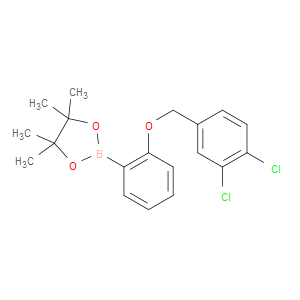 1,3,2-DIOXABOROLANE, 2-[2-[(3,4-DICHLOROPHENYL)METHOXY]PHENYL]-4,4,5,5-TETRAMETHYL- - Click Image to Close