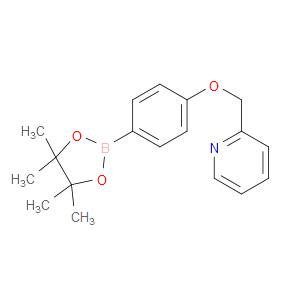2-([4-(4,4,5,5-TETRAMETHYL-1,3,2-DIOXABOROLAN-2-YL)PHENOXY]METHYL)PYRIDINE