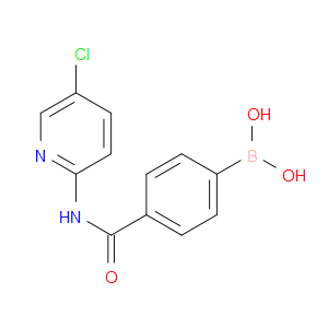 (4-[(5-CHLOROPYRIDIN-2-YL)CARBAMOYL]PHENYL)BORONIC ACID