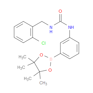 1-(2-CHLOROBENZYL)-3-(3-(4,4,5,5-TETRAMETHYL-1,3,2-DIOXABOROLAN-2-YL)PHENYL)UREA
