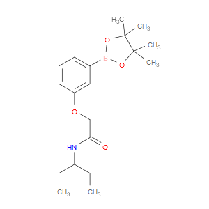 N-(PENTAN-3-YL)-2-(3-(4,4,5,5-TETRAMETHYL-1,3,2-DIOXABOROLAN-2-YL)PHENOXY)ACETAMIDE