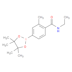 N-ETHYL-2-METHYL-4-(4,4,5,5-TETRAMETHYL-1,3,2-DIOXABOROLAN-2-YL)BENZAMIDE