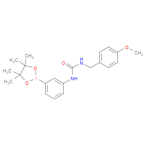 1-(4-METHOXYBENZYL)-3-(3-(4,4,5,5-TETRAMETHYL-1,3,2-DIOXABOROLAN-2-YL)PHENYL)UREA