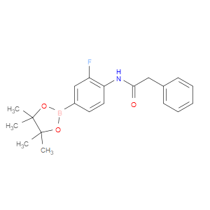 N-(2-FLUORO-4-(4,4,5,5-TETRAMETHYL-1,3,2-DIOXABOROLAN-2-YL)PHENYL)-2-PHENYLACETAMIDE - Click Image to Close