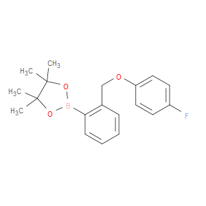 2-(2-[(4-FLUOROPHENOXY)METHYL]PHENYL)-4,4,5,5-TETRAMETHYL-1,3,2-DIOXABOROLANE