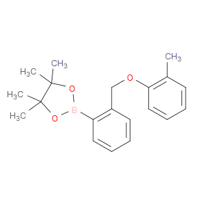 4,4,5,5-TETRAMETHYL-2-(2-[(2-METHYLPHENOXY)METHYL]PHENYL)-1,3,2-DIOXABOROLANE