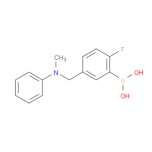 (2-FLUORO-5-((METHYL(PHENYL)AMINO)METHYL)PHENYL)BORONIC ACID