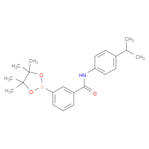 BENZAMIDE, N-[4-(1-METHYLETHYL)PHENYL]-3-(4,4,5,5-TETRAMETHYL-1,3,2-DIOXABOROLAN-2-YL)- - Click Image to Close