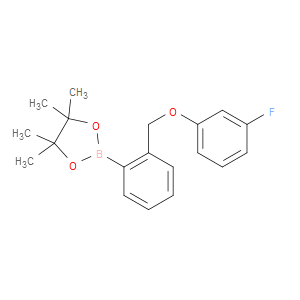 2-(2-((3-FLUOROPHENOXY)METHYL)PHENYL)-4,4,5,5-TETRAMETHYL-1,3,2-DIOXABOROLANE - Click Image to Close