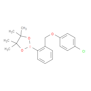 2-(2-((4-CHLOROPHENOXY)METHYL)PHENYL)-4,4,5,5-TETRAMETHYL-1,3,2-DIOXABOROLANE - Click Image to Close