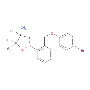 2-(2-((4-BROMOPHENOXY)METHYL)PHENYL)-4,4,5,5-TETRAMETHYL-1,3,2-DIOXABOROLANE - Click Image to Close
